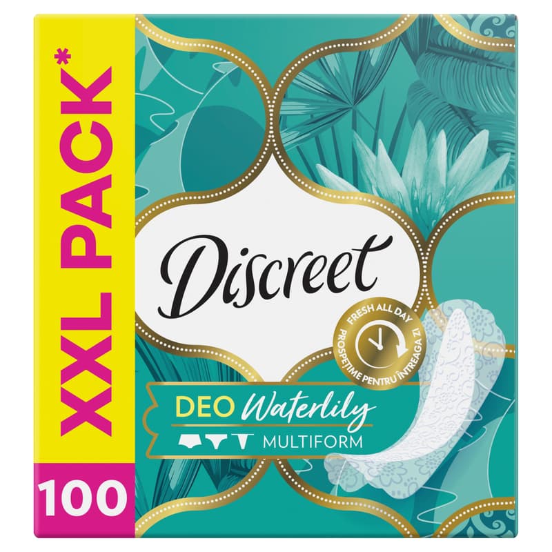 Discreet Liners Normal Water Lily 100CT