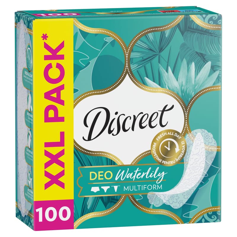 Discreet Liners Normal Water Lily 100CT