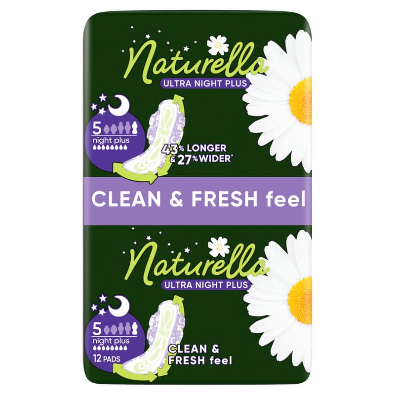 NAT Ultra Pads Night Scented Duo 12CT