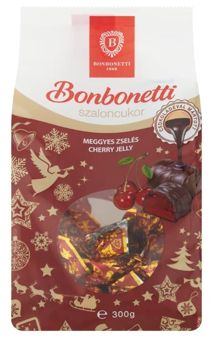Bonbonetti meggyes zselés ét szaloncukor