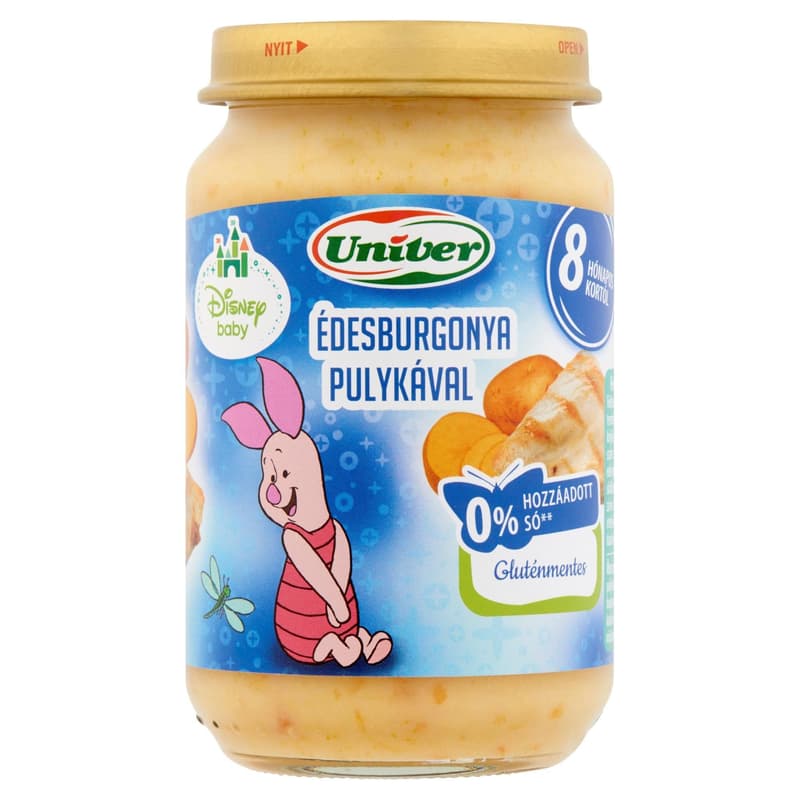 Univer Édesburgonya pulykával Bébiétel 8 hónapos kortól
