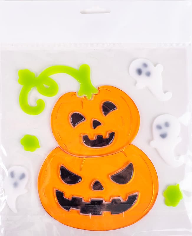 Ablakzselé Halloween Tökök 20x25 cm