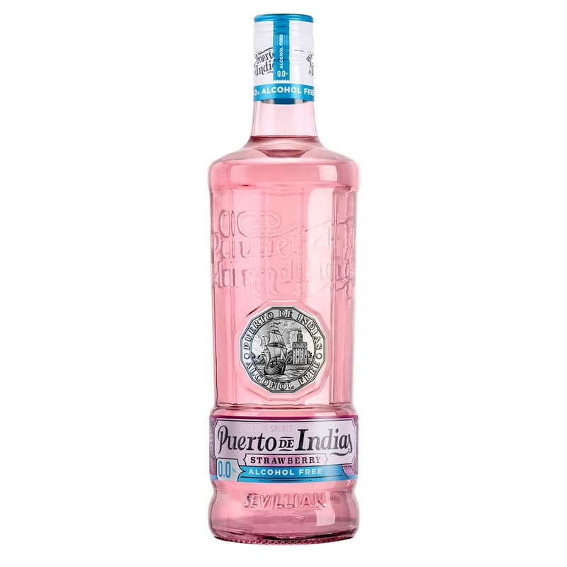 Puerto de Indias Strawberry Zero gin 0,0%