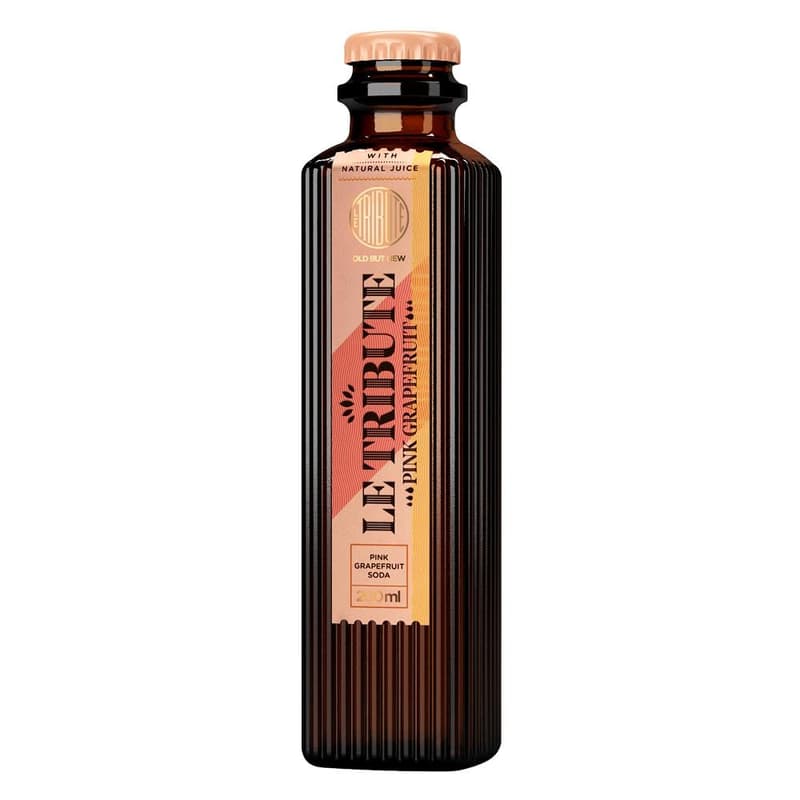 Le Tribute Pink grapefruit soda