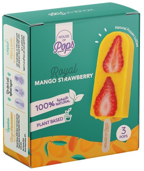 House of Pops Multipack Mango Strawberry (Mangó és eper ízű fagylalt)