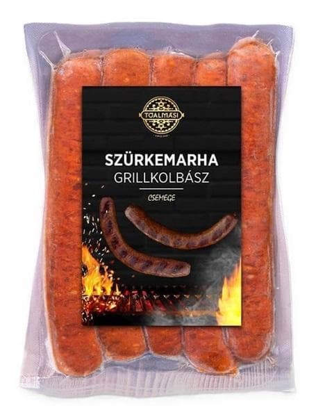 Tóalmási classic grey beef grill sausage nitrite-free 250g