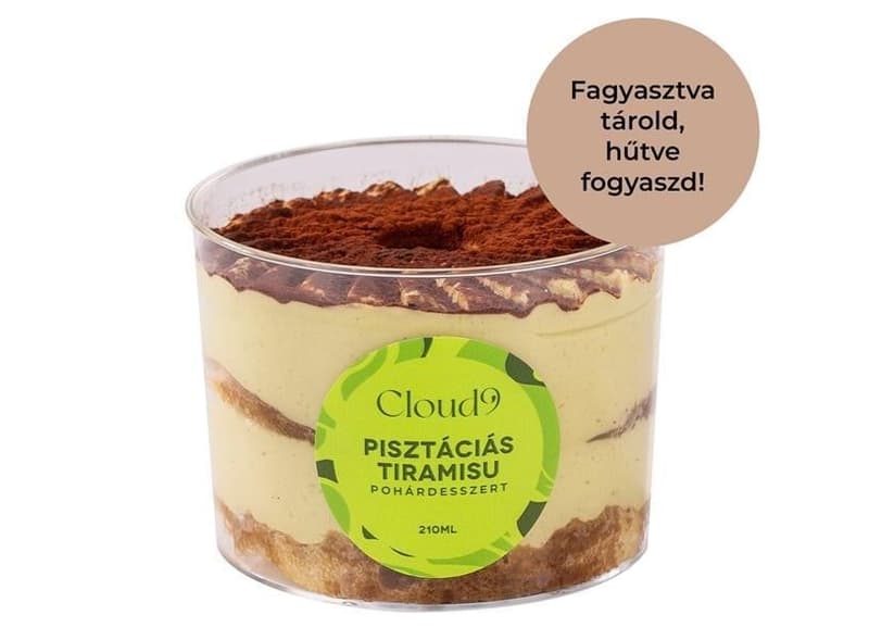 Pistachio Tiramisu cup dessert