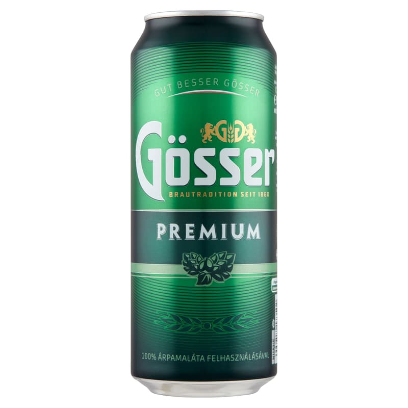 Gösser Prémium minőségi világos sör 5%