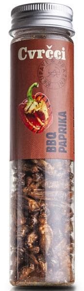 Sens Spicy Whole Roasted Crickets BBQ and Paprika 20g