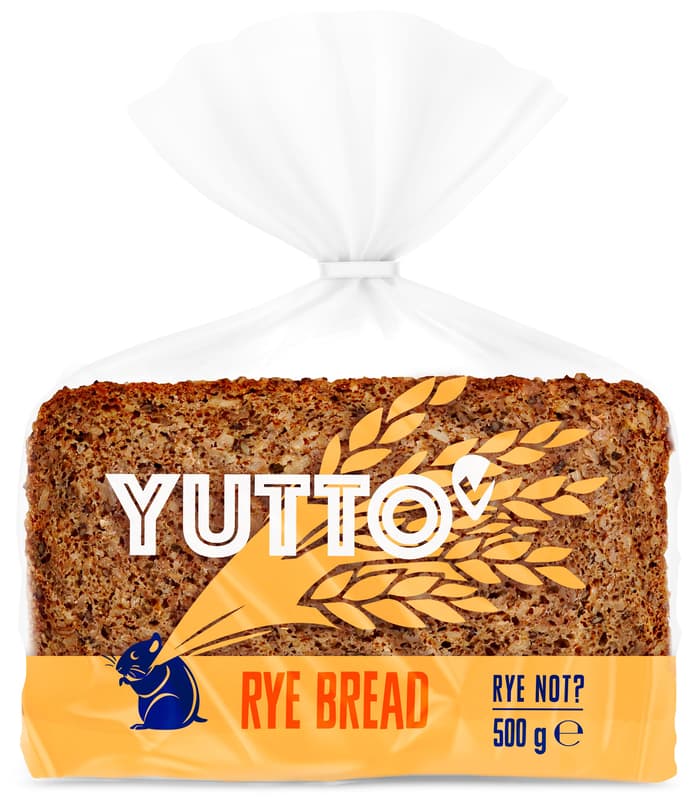 Yutto Teljes kiőrlésű szeletelt rozskenyér