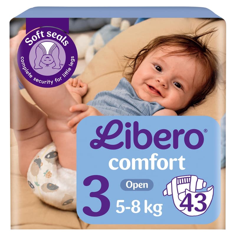 Libero Comfort 3 STANDARD pelenka 5-8 kg (3-as méret)
