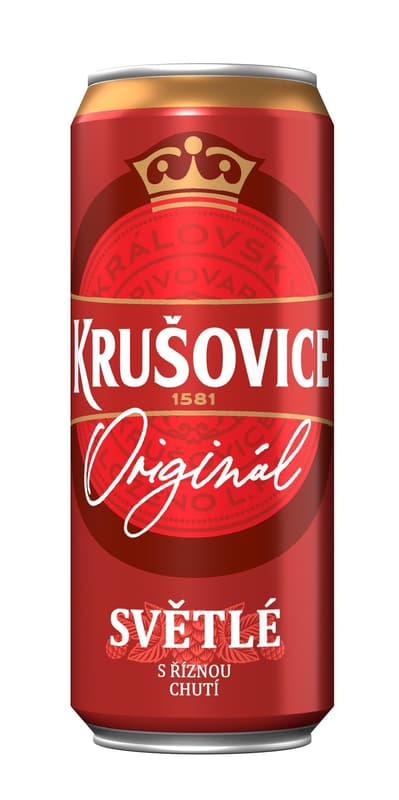Krušovice Světlé original Czech imports of light beer 4.2%