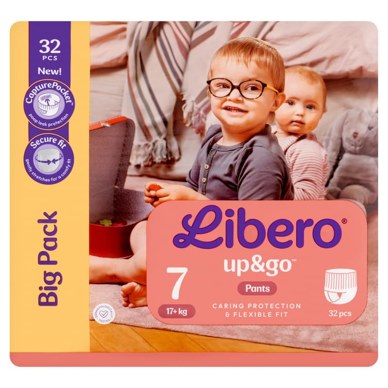 Libero Up&Go 7 BIG PACK bugyipelenka 17+ kg (7-es méret)