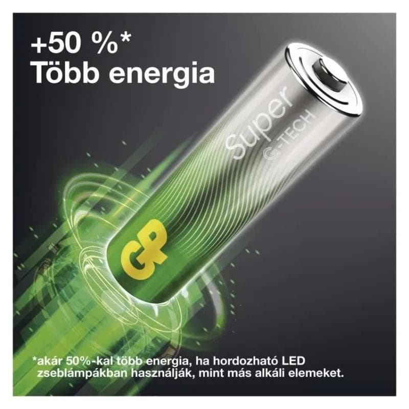 GP alkaline battery SUPER AA 12 pcs + AAA 12 pcs + Fan