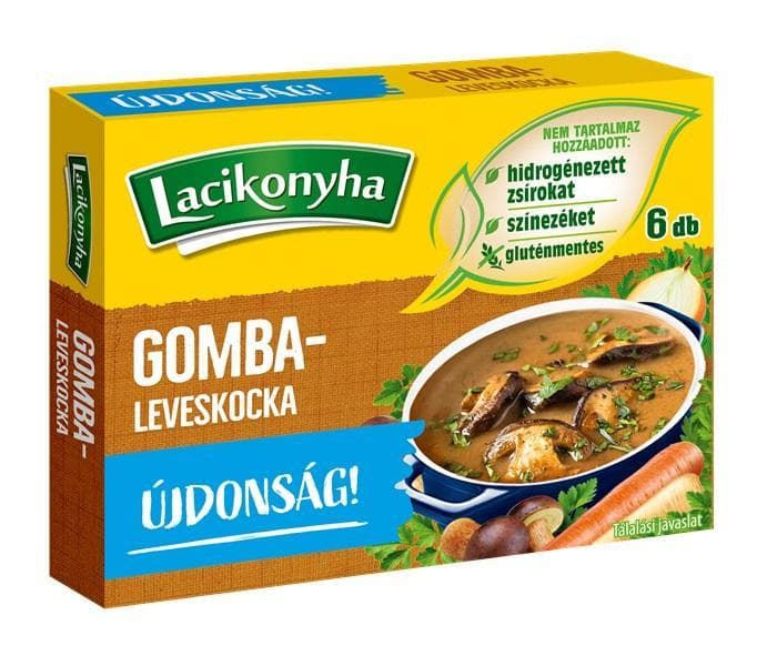 Lacikonyha Gombaleves kocka 6db