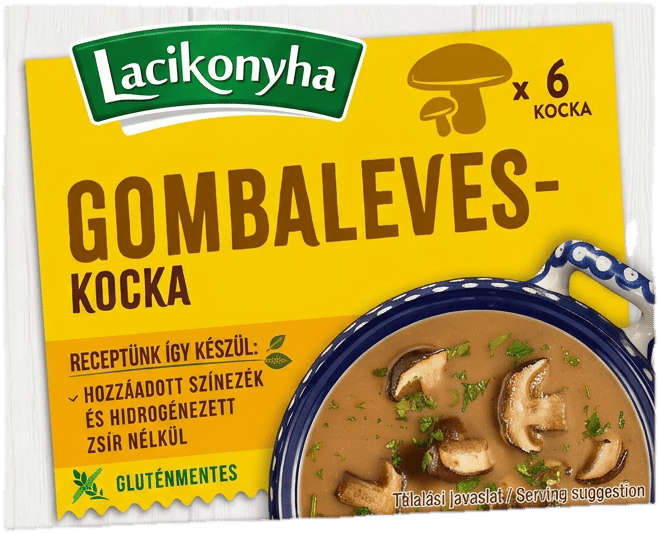 Lacikonyha Gombaleves kocka 6db