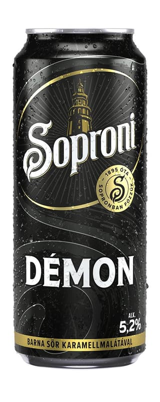 Soproni Óvatos Duhaj Démon barna sör karamellmalátával 5,2% 0,5 l