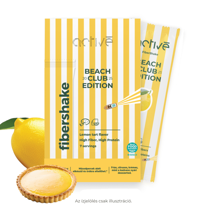 activé Fibershake High Protein Shake Powder with Fiber, Sugar and Sweeteners. Lemon Tart Flavored