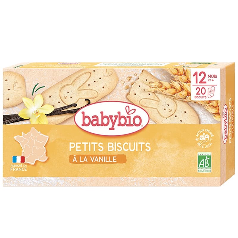 BabyBio Vanille Biscuit 160g 12m+