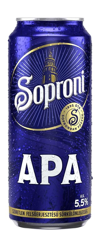 Soproni Óvatos Duhaj APA minőségi világos sör 5,5%