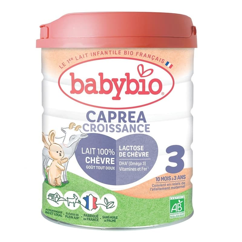 BabyBio Caprea 3 Goat Follow-on milk formula 10-36m 800g