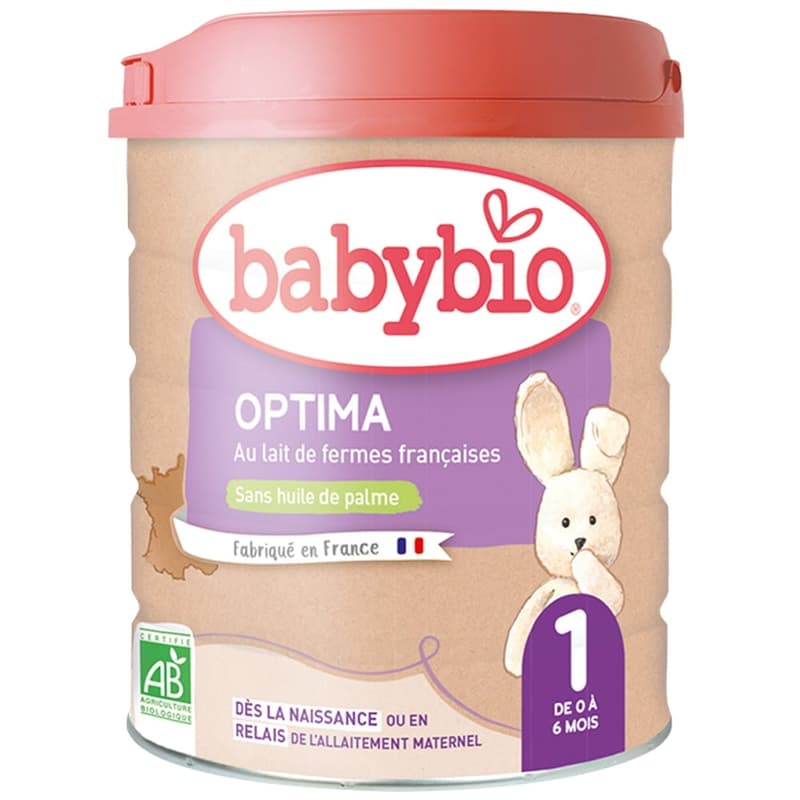 BabyBio Optima 1 Tehéntej alapú anyatej-helyettesítő tápszer újszülött kortól