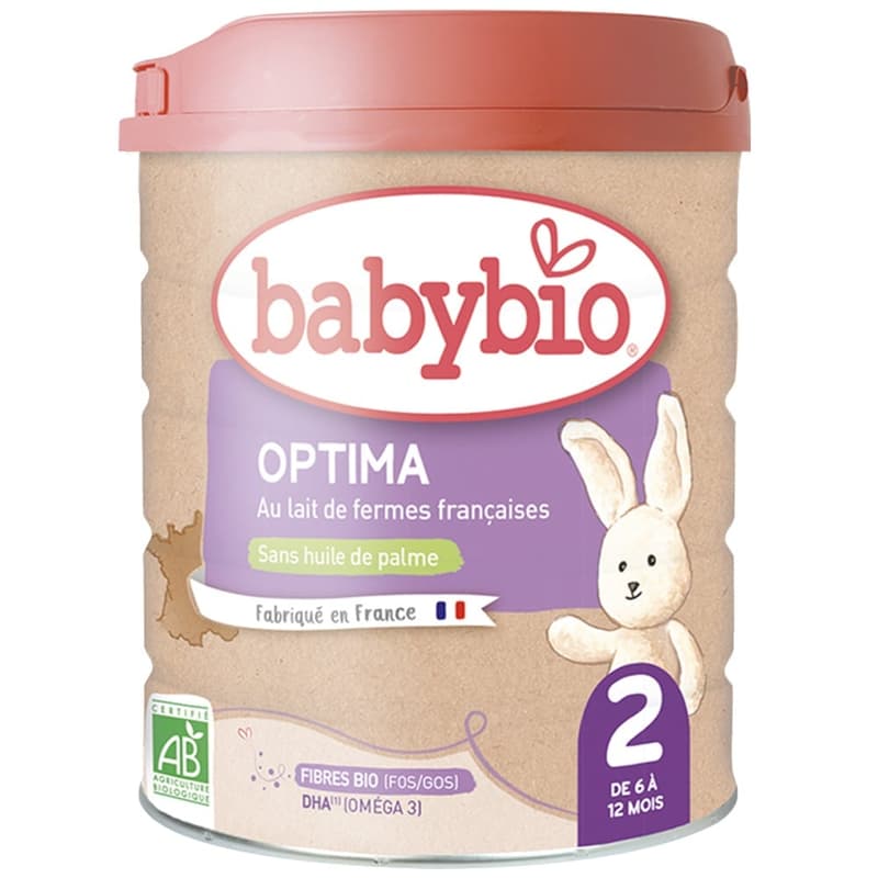 BabyBio Optima 2 Tehéntej alapú anyatej-kiegészítő tápszer 6 hónapos kortól