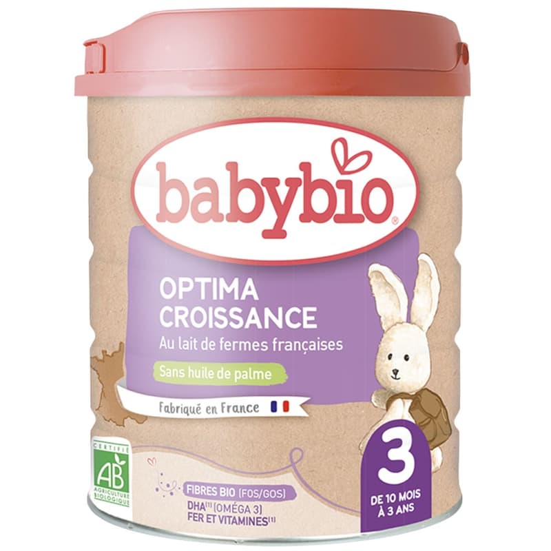 BabyBio Optima 3 Follow-on milk formula 10-36m 800g
