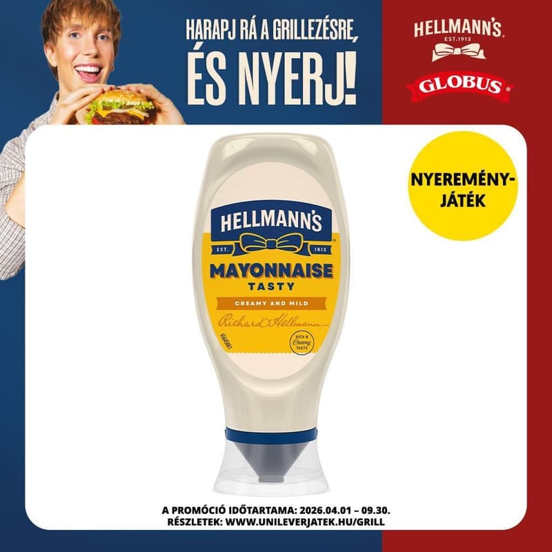 Hellmann's Tasty extra krémes és édes majonéz