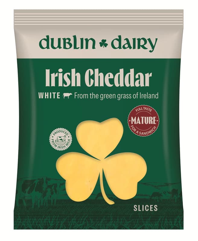Dublin Dairy Irish Cheddar White érlelt szeletelt sajt