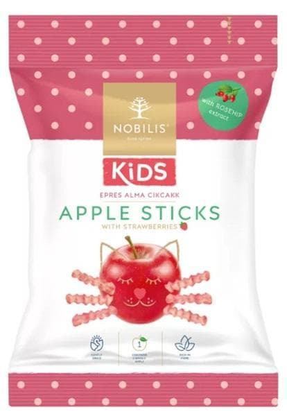 KIDS APPLE STICKS WITH STRAWBERRIES 15G