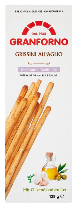 Granforno garlic breadsticks 125 g