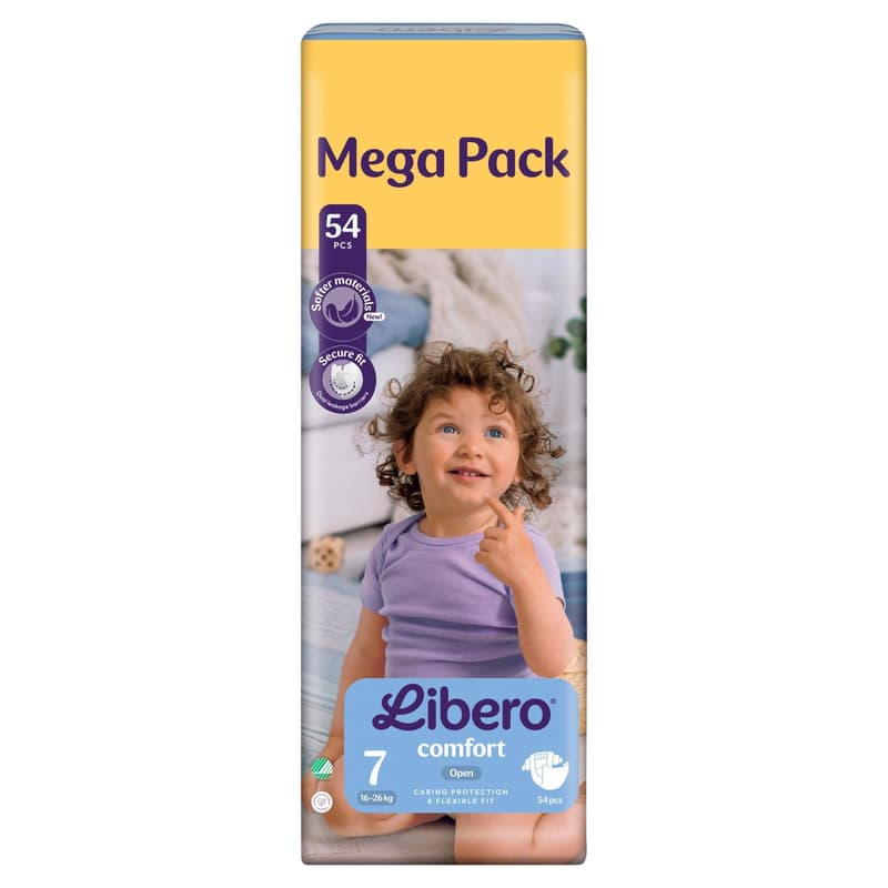 Libero Comfort 7 MEGA PACK open diaper 16-26 kg (size 7)
