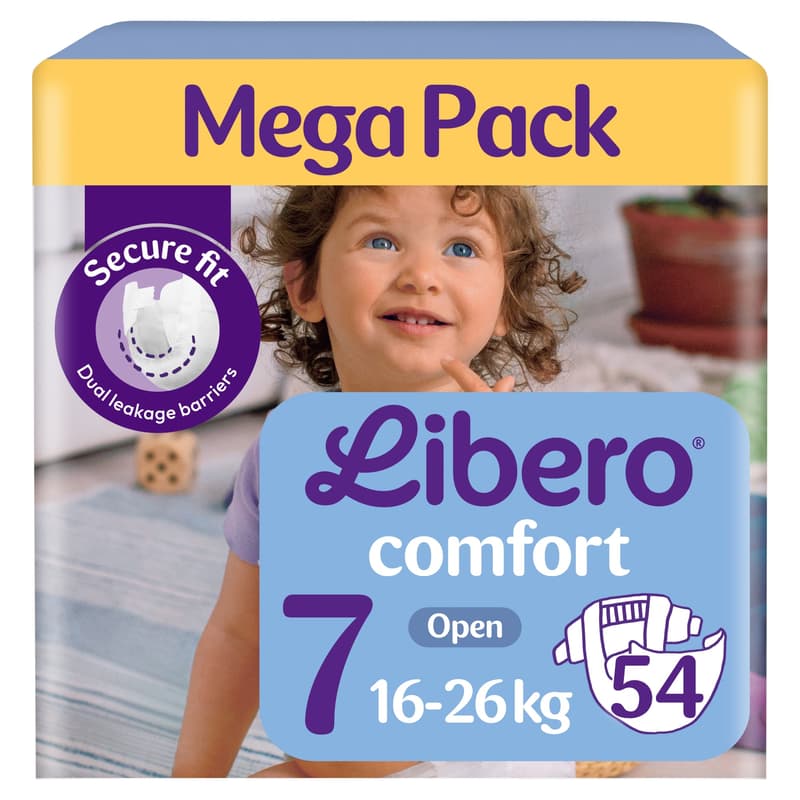 Libero Comfort 7 MEGA PACK open diaper 16-26 kg (size 7)