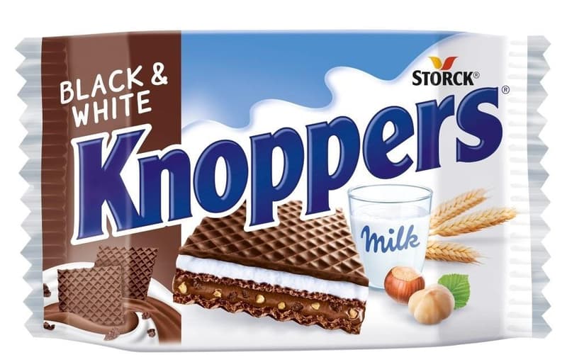 Knoppers Black & White wafer