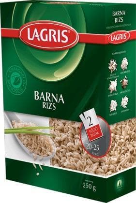 LAGRIS Brown Rice In Boiling Bag 250