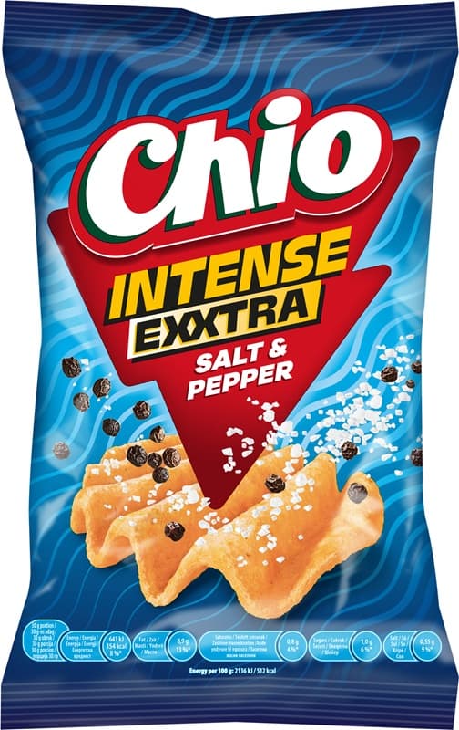 Chio Intense Só és Bors ízű Burgonyachips