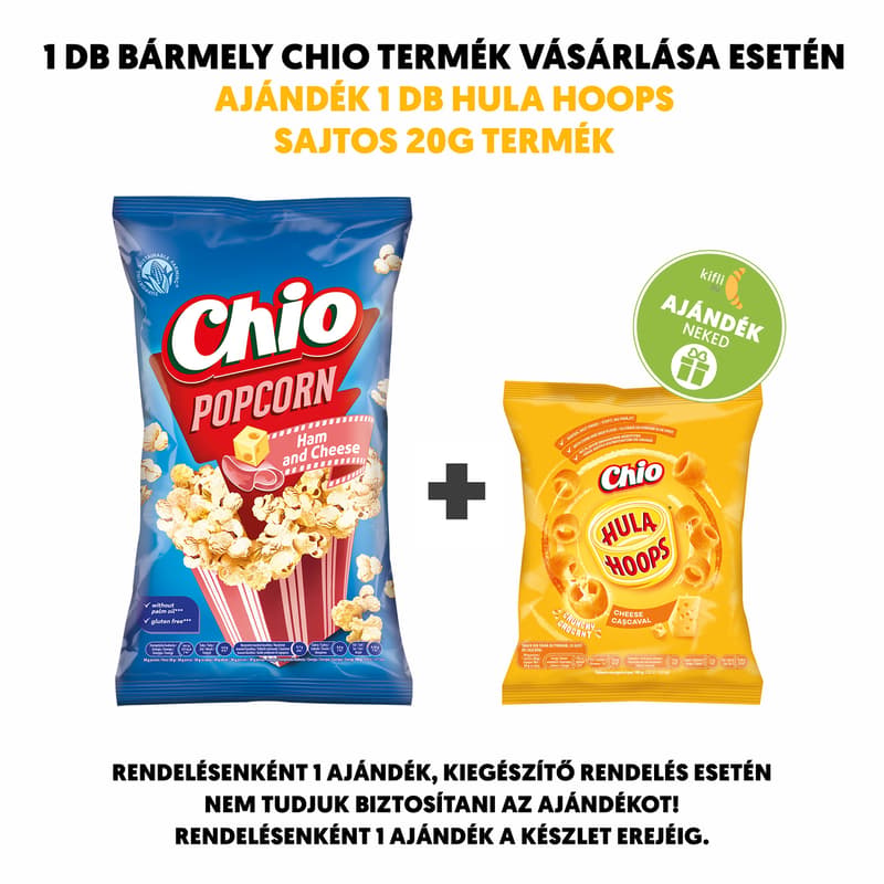 Chio Kipattogtatott Popcorn Sonkás-Sajtos