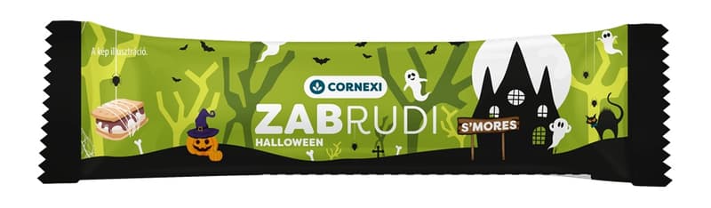 Cornexi Zabrudi Halloween Vaníliaízű töltelékkel töltött, pillecukor ízű, véletlenszerű csomagolásban