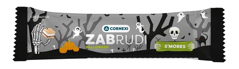 Cornexi Zabrudi Halloween Vaníliaízű töltelékkel töltött, pillecukor ízű, véletlenszerű csomagolásban