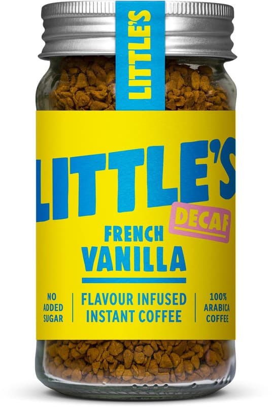 Little's French Vanilla flavour infused decaffeined instant coffee