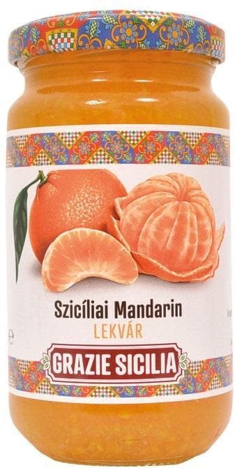 Agrisicilia Szicíliai mandarin lekvár Grazie Sicilia