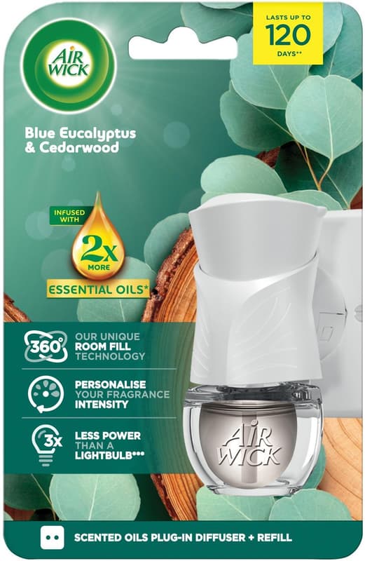 Air Wick Electrical Complete, Blue Eulacyptus & Cedarwood