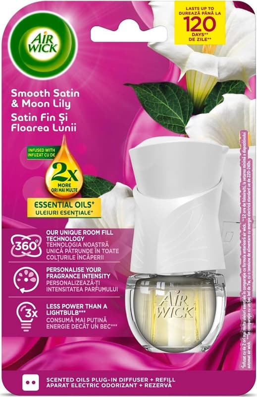 Air Wick Electrical Complete, Smooth Satin & Moon Lily