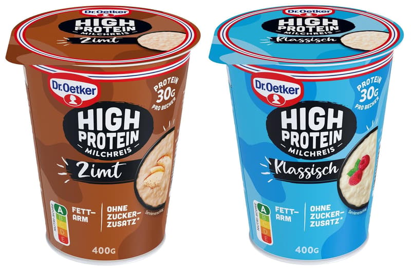 Dr. Oetker High Protein Tejberizs vegyes ízben