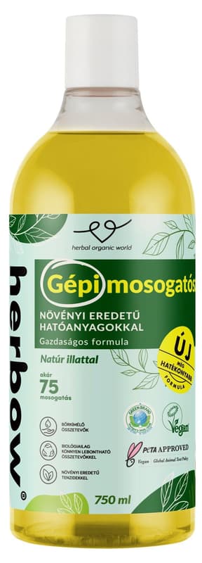 Herbow gépi mosogatószer - Natúr illattal