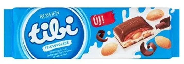 Tibi milk chocolate with peanuts, peanut cream, and caramel 295g