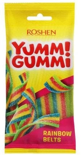 Yummi Gummi Sour Belts savanyú gumicukorka