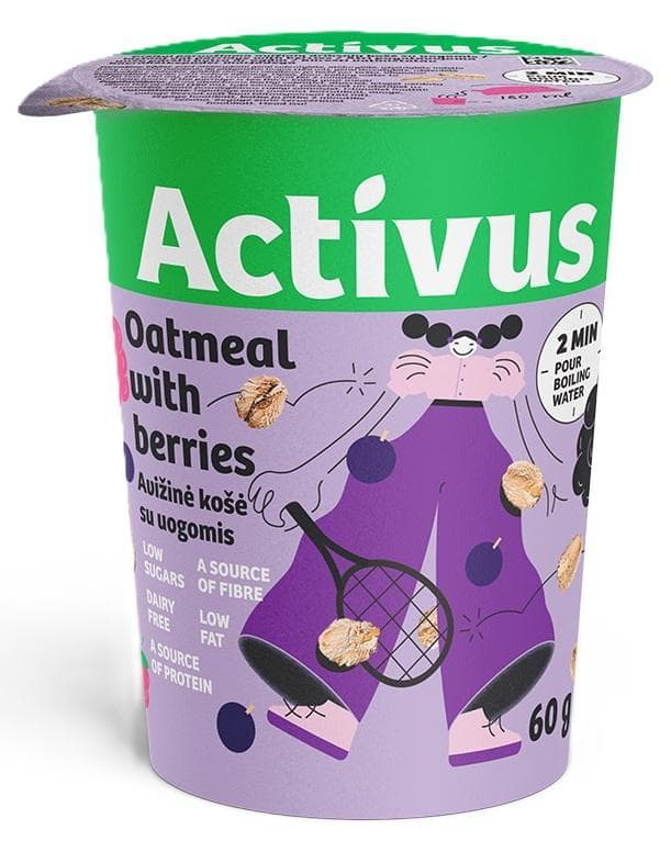 Activus Oatmeal with Berries