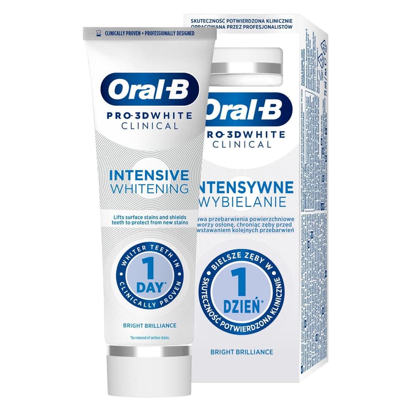 Oral-B TPaste 3D White Clinical 75ML